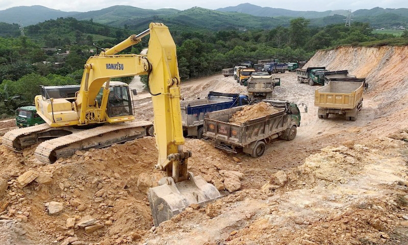 Nghệ An: Sẽ tổ chức đấu giá 2 mỏ đất làm vật liệu san lấp tại huyện Diễn Châu trong quý II/2024