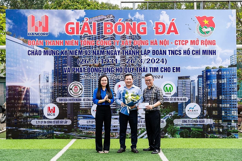 Đoàn Thanh niên Hancorp tổ chức giao hữu bóng đá, phát động ủng hộ Quỹ trái tim cho em năm 2024
