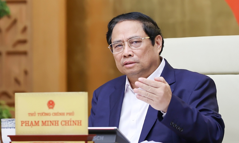 Thủ tướng Phạm Minh Chính chủ trì phiên họp Chính phủ chuyên đề xây dựng pháp luật tháng 3/2024