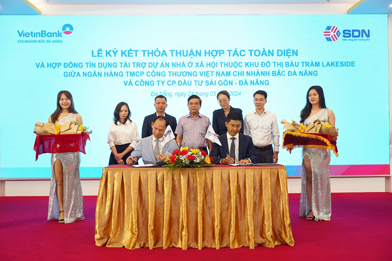 Vietinbank ký kết hợp tác cho vay dự án The Ori Garden tại Đà Nẵng