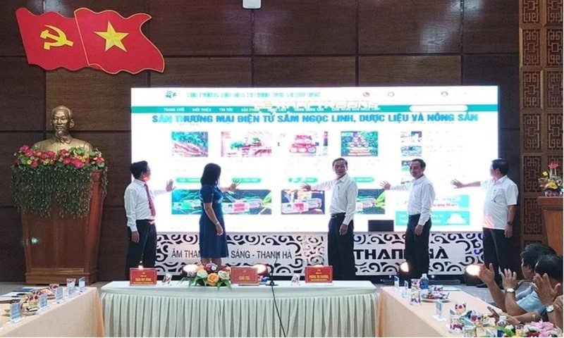 Quảng Nam: Ra mắt sàn thương mại điện tử về sâm Ngọc Linh và dược liệu tại huyện Nam Trà My