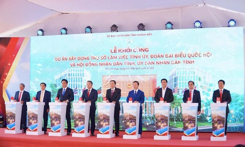 Khánh Hòa khởi công dự án trụ sở làm việc cơ quan tỉnh hơn 540 tỷ đồng