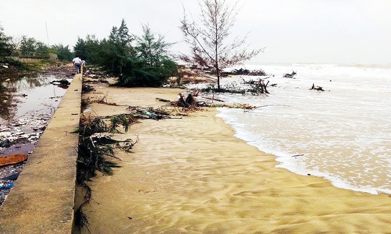 Quảng Bình: Phân bổ 100 tỷ đồng khắc phục sạt lở bờ biển phường Quảng Phúc