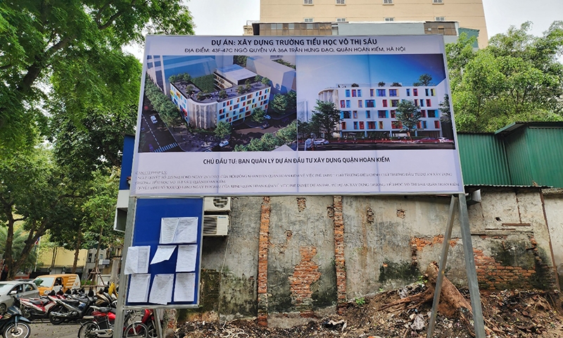 Hà Nội: UBND quận Hoàn Kiếm cung cấp thông tin về dự án xây dựng Trường tiểu học Võ Thị Sáu
