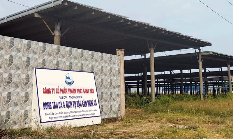 Bạc Liêu: Phạt Công ty Thuận Phát Gành Hào gần 550 triệu đồng do vi phạm quản lý trật tự xây dựng