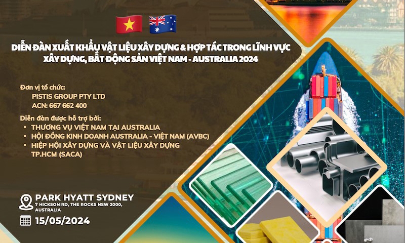 Australia - Thị trường xuất khẩu tiềm năng của nhiều doanh nghiệp ngành Xây dựng