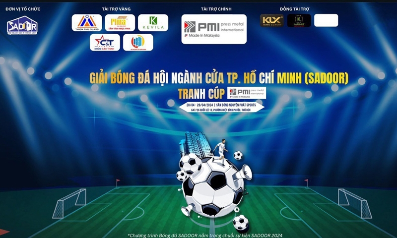 Sắp diễn ra Giải bóng đá tranh Cúp PMI của Hội ngành Cửa Thành phố Hồ Chí Minh
