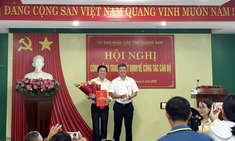 Quảng Nam: Giám đốc Sở Công Thương được điều động giữ chức Giám đốc Sở Ngoại vụ