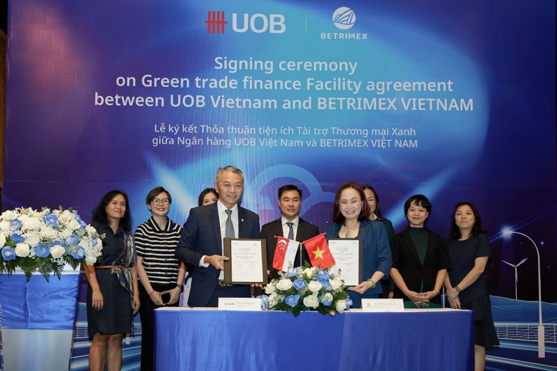 Ngân hàng UOB Việt Nam hợp tác cùng BETRIMEX thúc đẩy sản xuất bền vững với tín dụng xanh