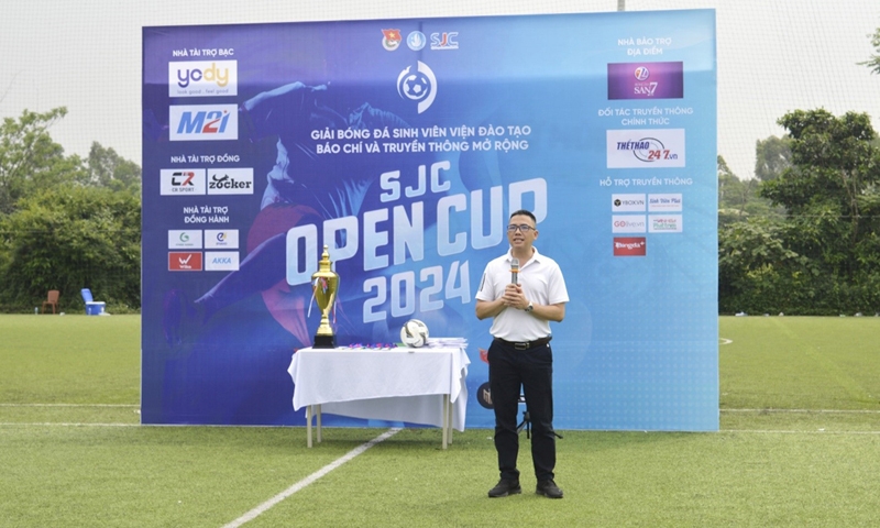 Khai mạc Giải bóng đá SJC Open Cup 2024