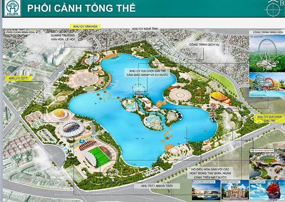 Hà Nội: Đầu tư hơn 1.250 tỷ đồng cho công viên văn hóa, vui chơi giải trí tại Hà Đông