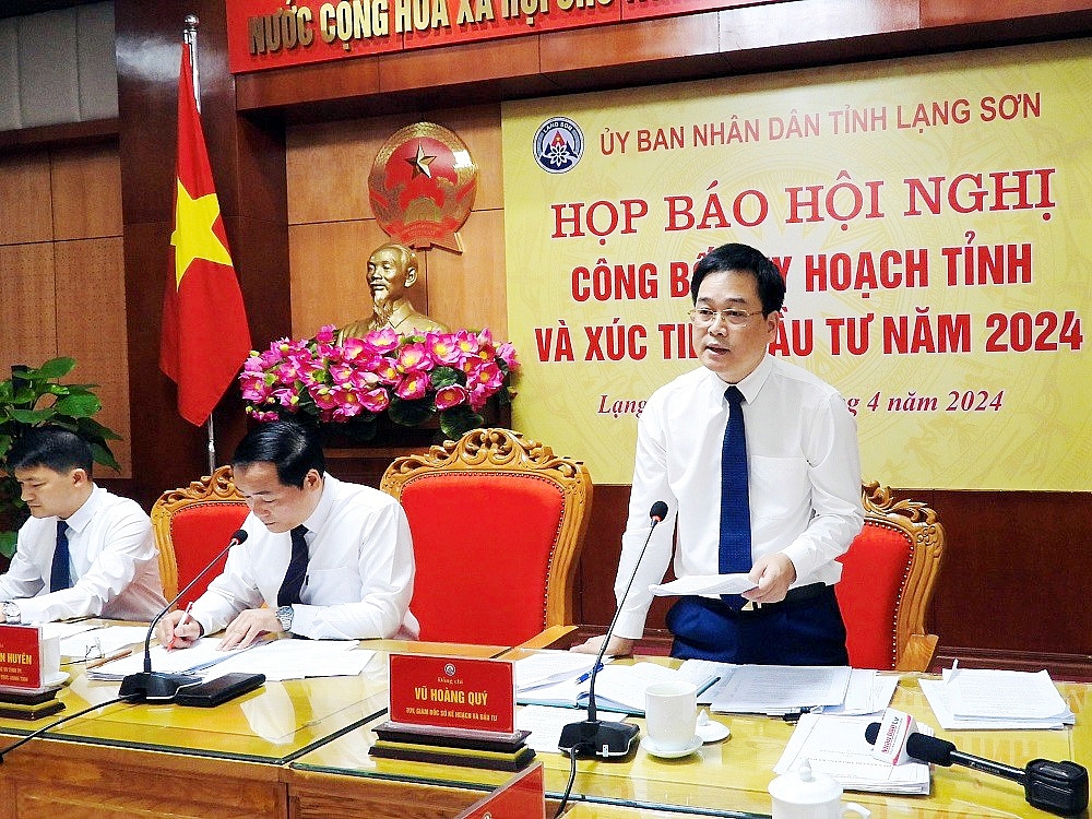 Công bố Quy hoạch và Xúc tiến đầu tư tỉnh Lạng Sơn năm 2024