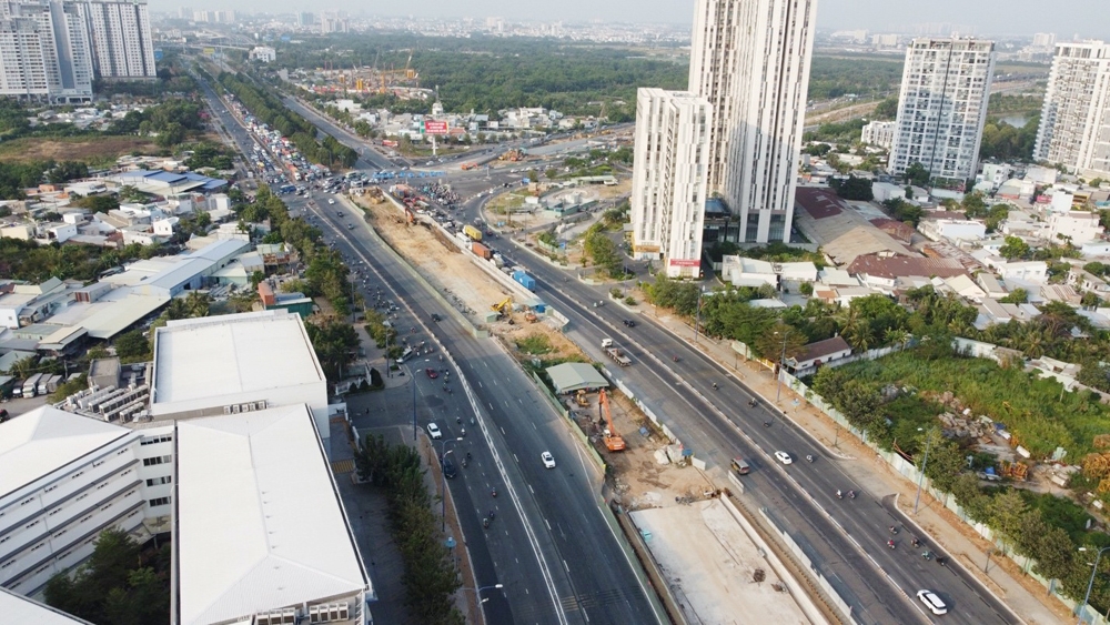 Thành phố Hồ Chí Minh: Nút giao thông 3 tầng hiện đại nhất Thủ Đức dần thành hình
