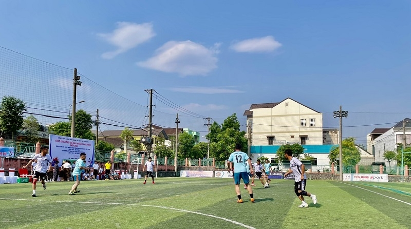 Quảng Trị: Giải bóng đá nam ngành Xây dựng năm 2024