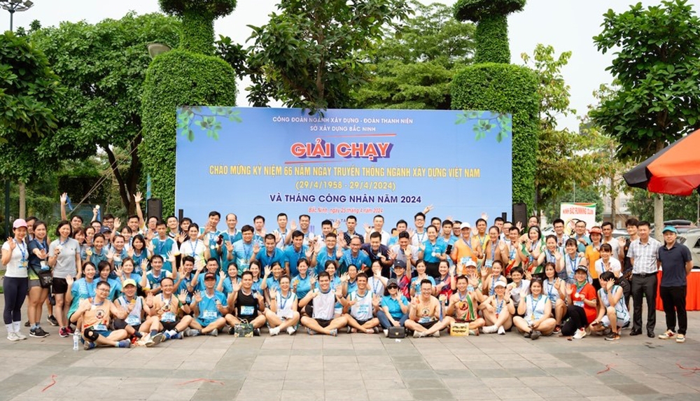 Giải chạy ngành Xây dựng Bắc Ninh 2024: Vui khoẻ để cống hiến