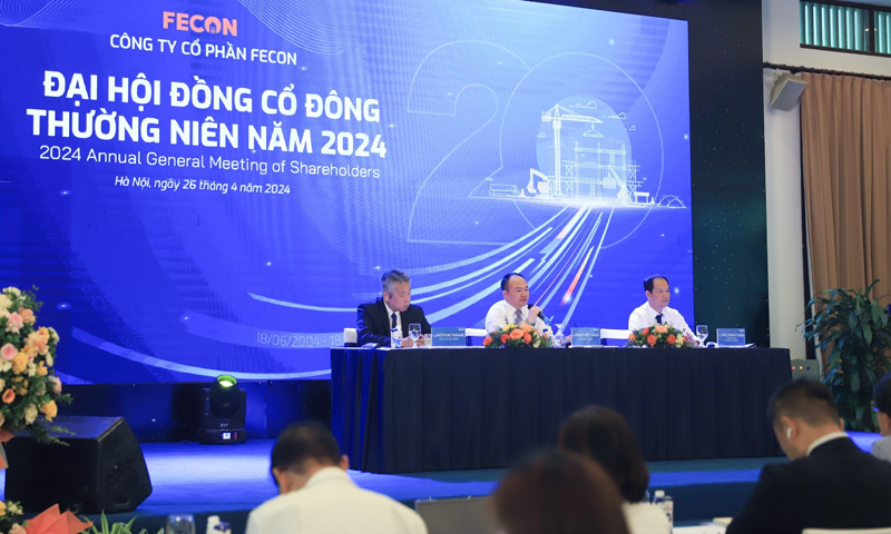 FECON đặt kế hoạch doanh thu 4.000 tỷ đồng, kỳ vọng bứt phá từ 80 dự án trong năm 2024