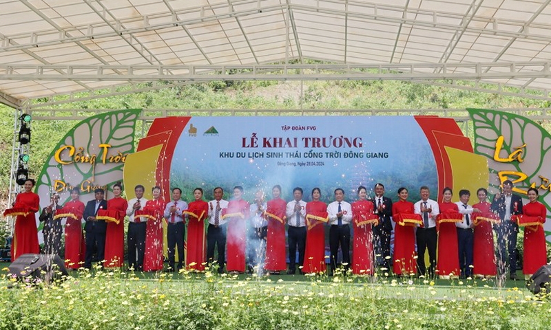 Quảng Nam: Khu du lịch Cổng trời Đông Giang 800 tỷ đồng chính thức khai trương