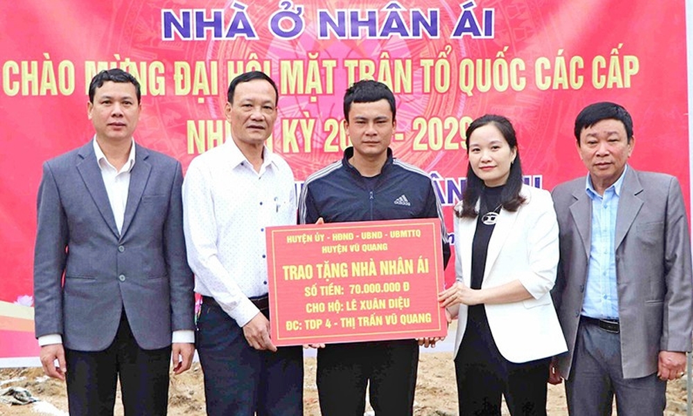 Hà Tĩnh: Gần 1.200 công trình, phần việc được các địa phương triển khai chào mừng Đại hội Mặt trận Tổ quốc các cấp