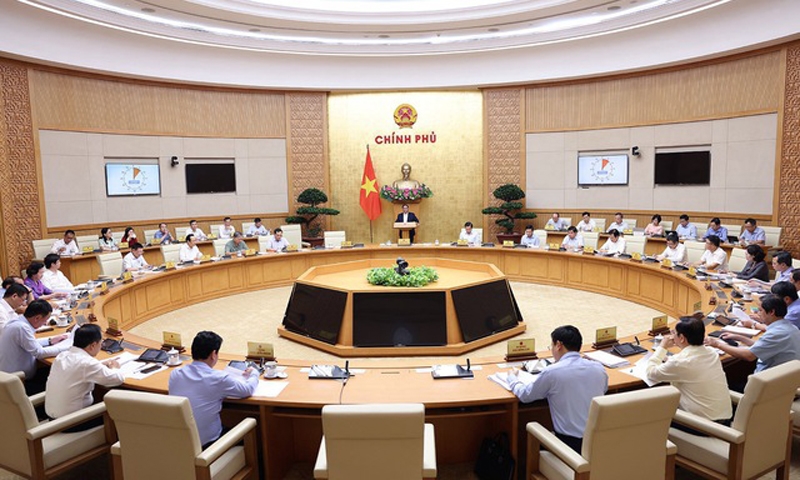 Thủ tướng Phạm Minh Chính chủ trì phiên họp Chính phủ thường kỳ tháng 4/2024