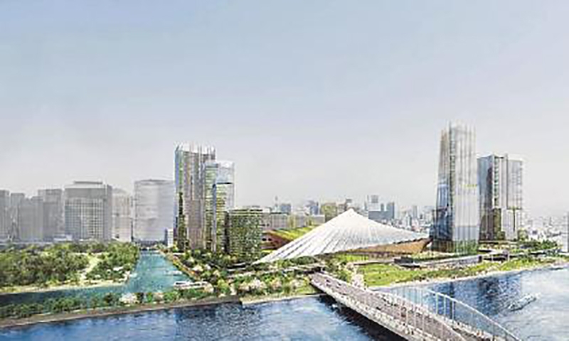 Redevelopment plan unveiled for Tokyo's former Tsukiji market site