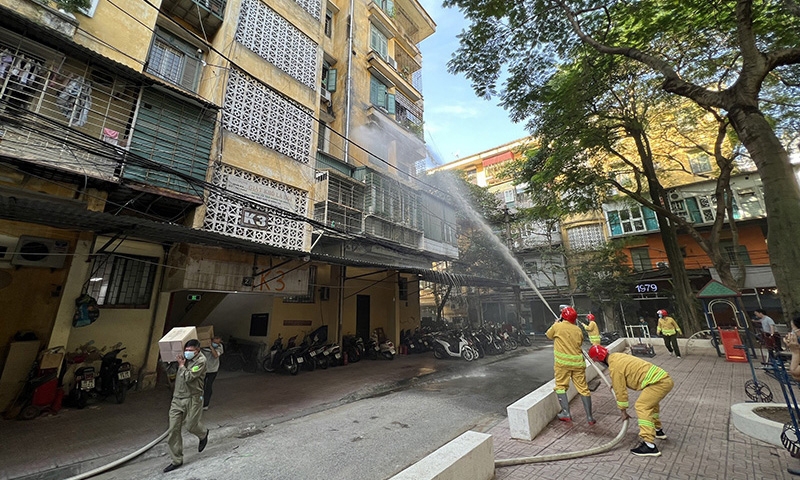 Triển khai các giải pháp đảm bảo an toàn về phòng cháy chữa cháy và quản lý nhà chung cư trên địa bàn Hà Nội
