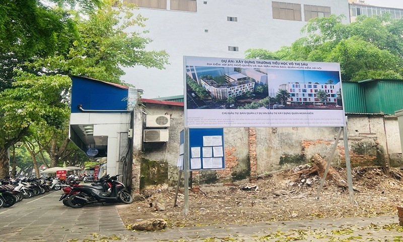 Hà Nội: Quận Hoàn Kiếm triển khai công tác cưỡng chế thu hồi đất để thực hiện dự án xây dựng Trường Tiểu học Võ Thị Sáu