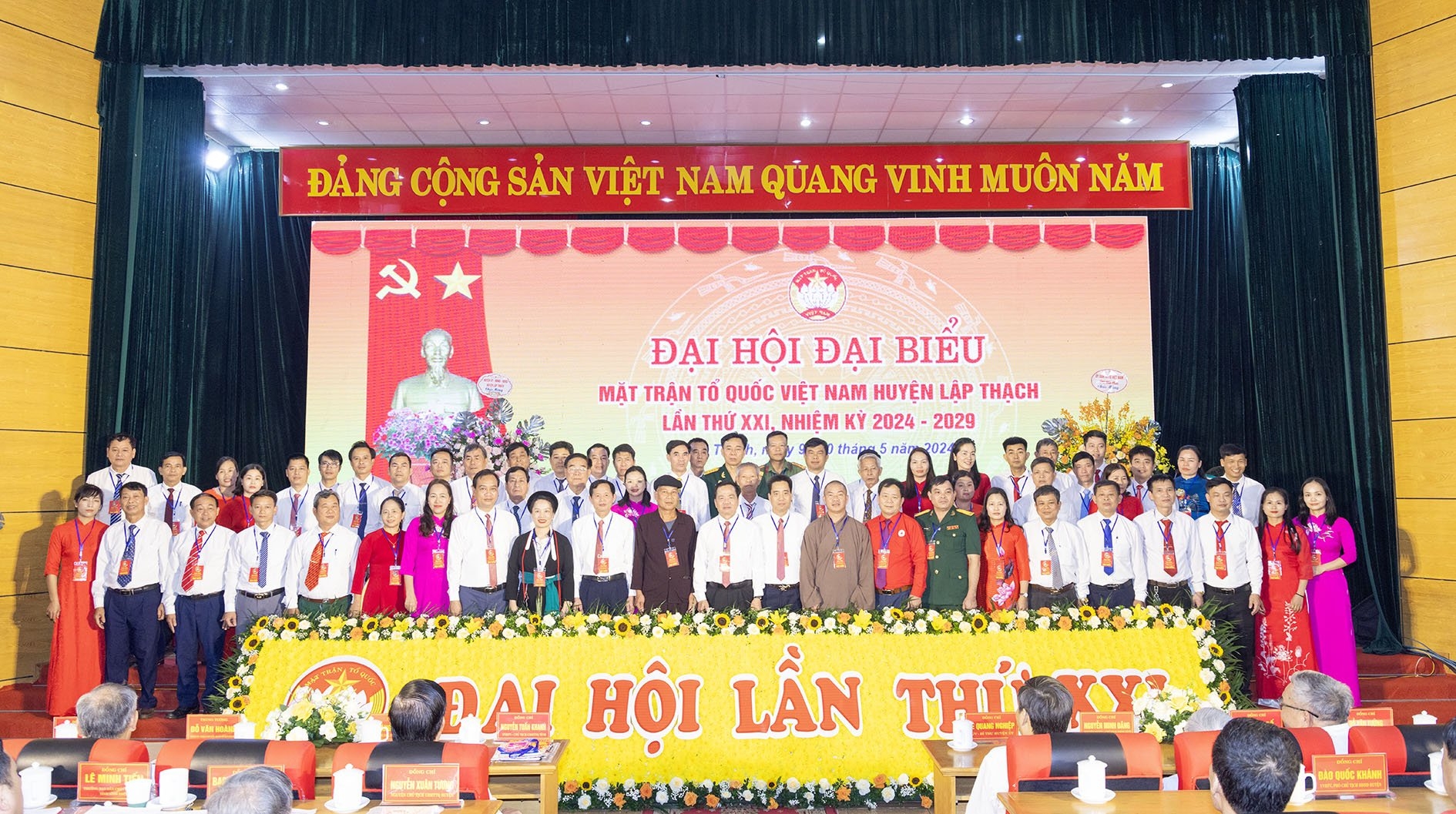 Lập Thạch (Vĩnh Phúc): Tổ chức Đại hội Đại biểu Mặt trận Tổ quốc điểm cấp huyện