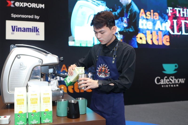 Vinamilk khẳng định vị thế trong pha chế tại đấu trường quốc tế Asia Latte Art Battle