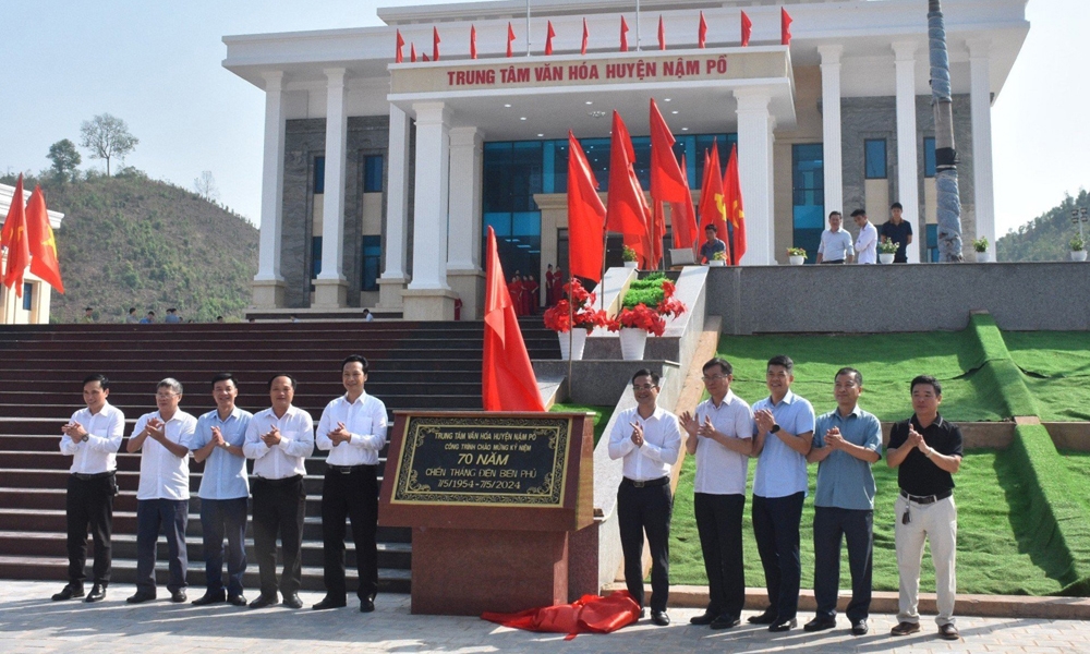 Khánh thành các công trình chào mừng Chiến thắng Điện Biên Phủ