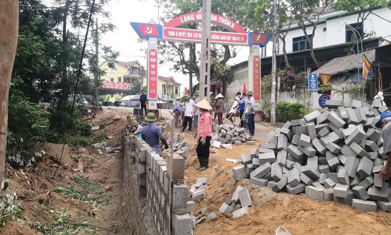 Nghi Xuân (Hà Tĩnh): Dồn sức xây dựng huyện đạt chuẩn nông thôn mới nâng cao trong năm 2024
