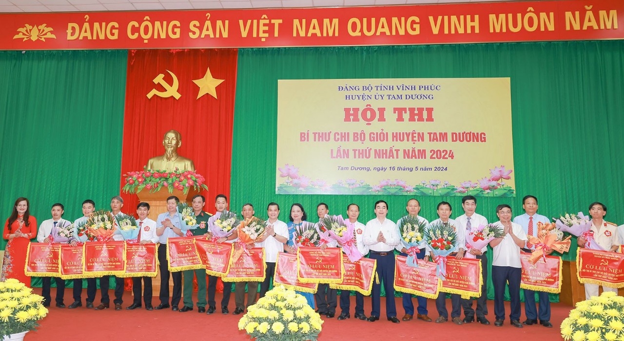 Tam Dương (Vĩnh Phúc): Tổ chức Hội thi Bí thư Chi bộ giỏi lần thứ nhất năm 2024
