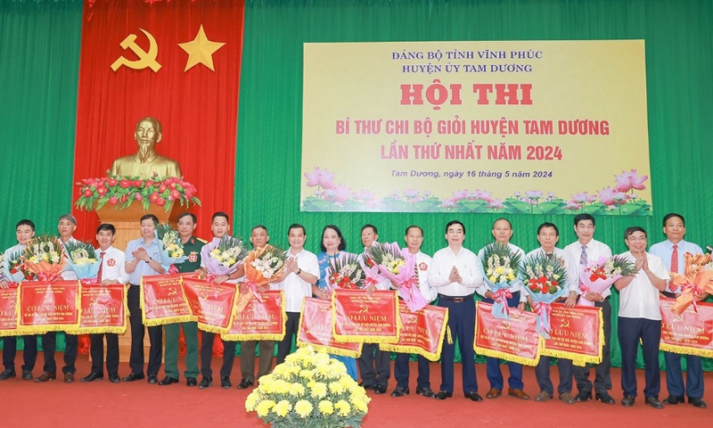 Tam Dương (Vĩnh Phúc): Tổ chức Hội thi Bí thư Chi bộ giỏi lần thứ nhất năm 2024