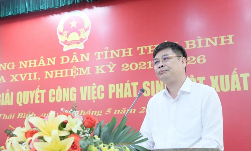 Thái Bình có tân Phó Chủ tịch UBND tỉnh