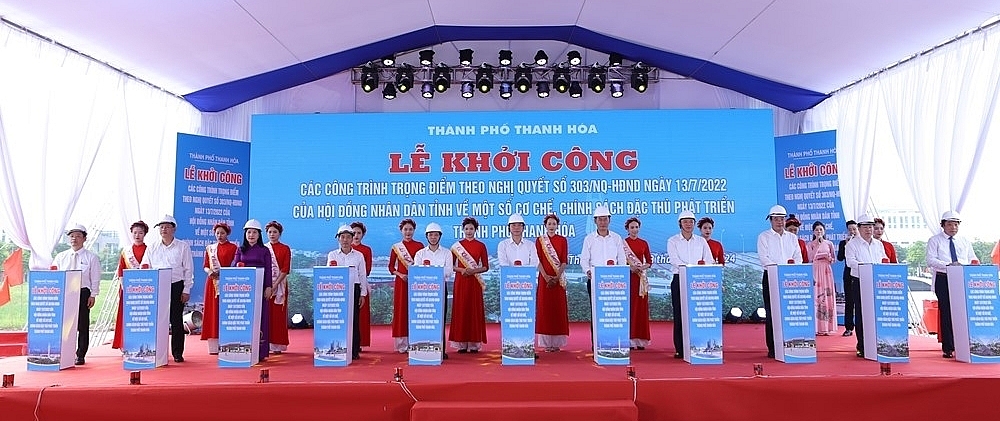 Thanh Hóa: Khởi công một số công trình trọng điểm nhân kỷ niệm 134 năm Ngày sinh Chủ tịch Hồ Chí Minh