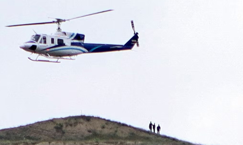 Không có dấu hiệu của sự sống tại hiện trường rơi trực thăng chở Tổng thống Iran