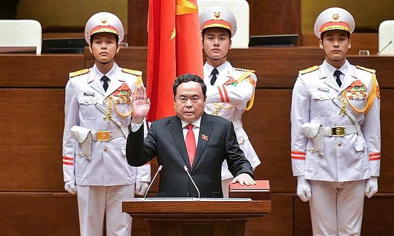 Ông Trần Thanh Mẫn tuyên thệ nhậm chức Chủ tịch Quốc hội