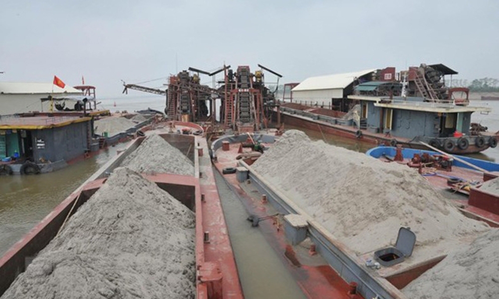 Hà Nội: Yêu cầu xử lý dứt điểm khai thác cát khu vực giáp ranh tỉnh Phú Thọ