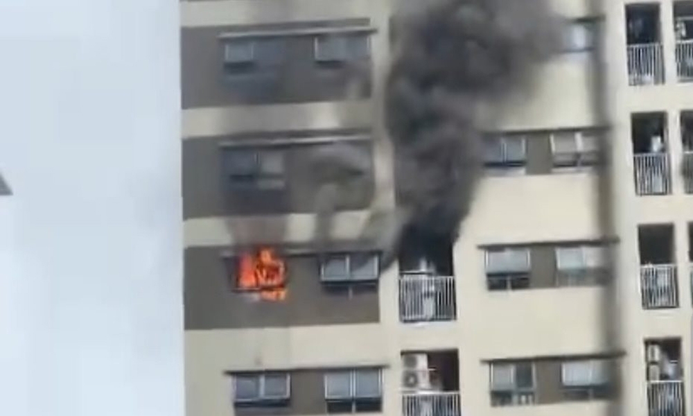 Hà Nội: Cháy căn hộ chung cư tại Hà Đông