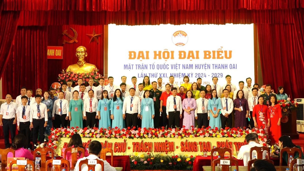 Hà Nội: Tổ chức thành công Đại hội đại biểu Mặt trận Tổ quốc Việt Nam huyện Thanh Oai lần thứ XXI