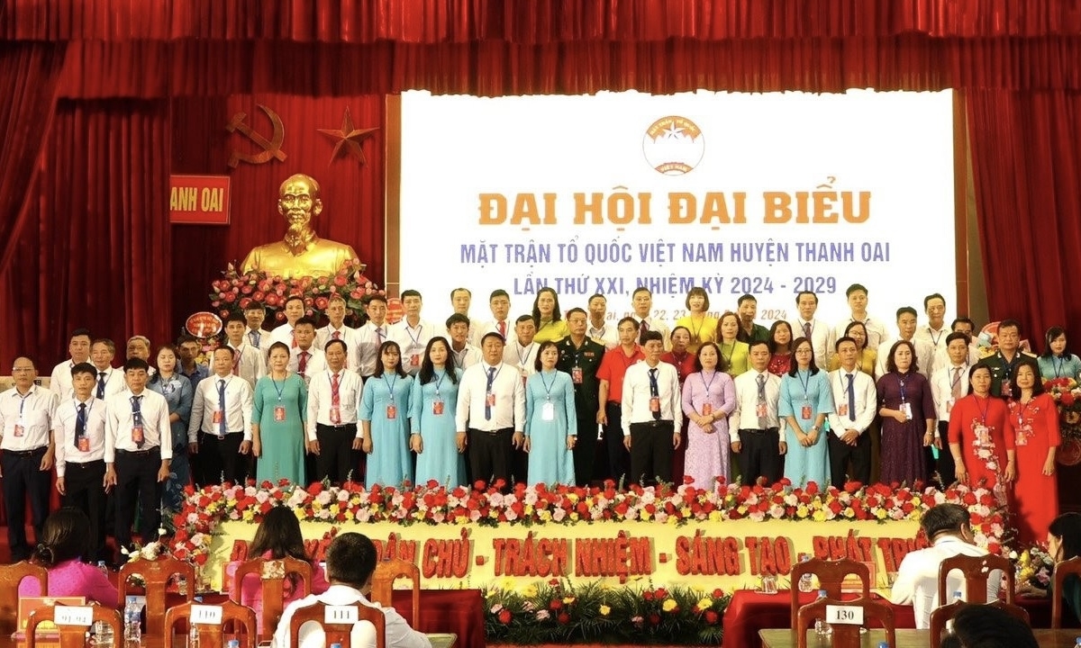 Hà Nội: Tổ chức thành công Đại hội đại biểu Mặt trận Tổ quốc Việt Nam huyện Thanh Oai lần thứ XXI