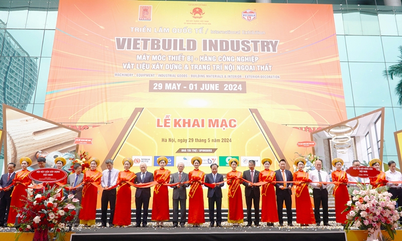 Khai mạc Triển lãm quốc tế Vietbuild Industry Hà Nội 2024