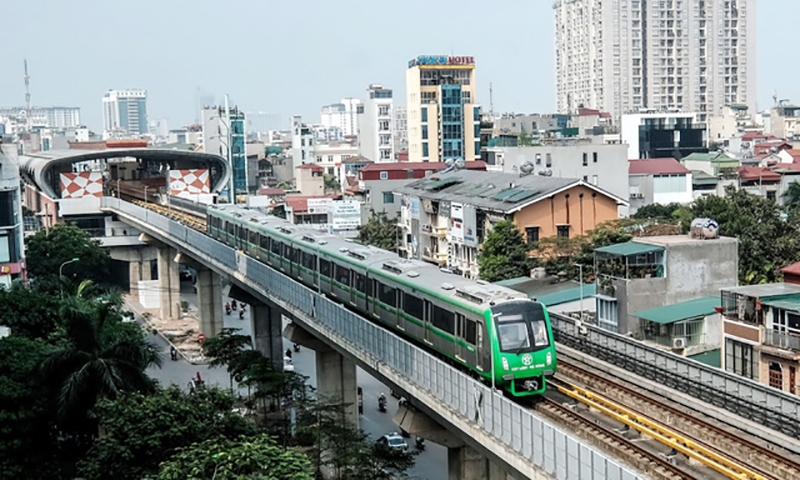 Hà Nội: Xây dựng tổng thể hạ tầng đường sắt đô thị