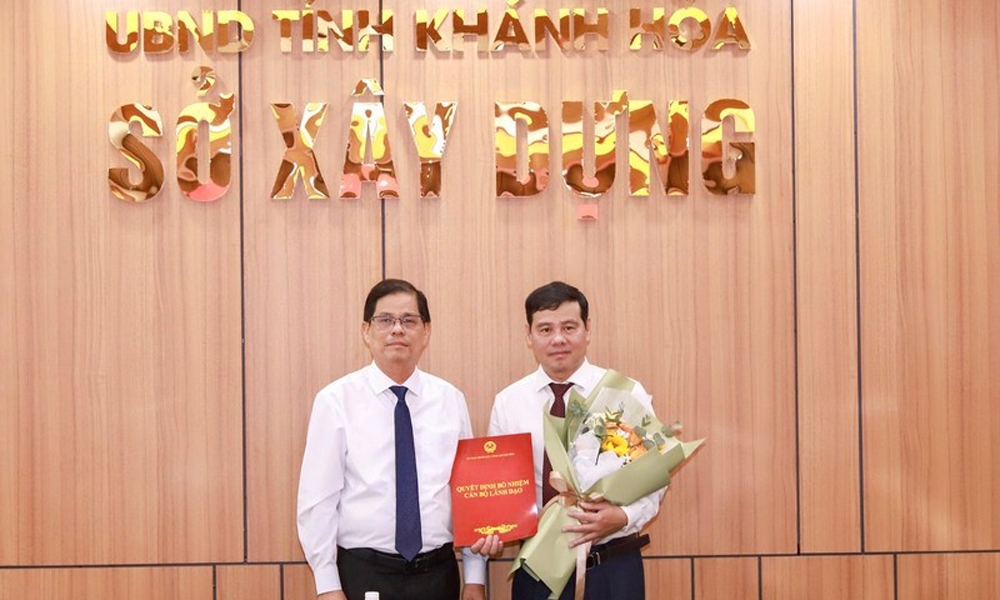 Ông Trần Văn Châu giữ chức vụ Giám đốc Sở Xây dựng Khánh Hòa