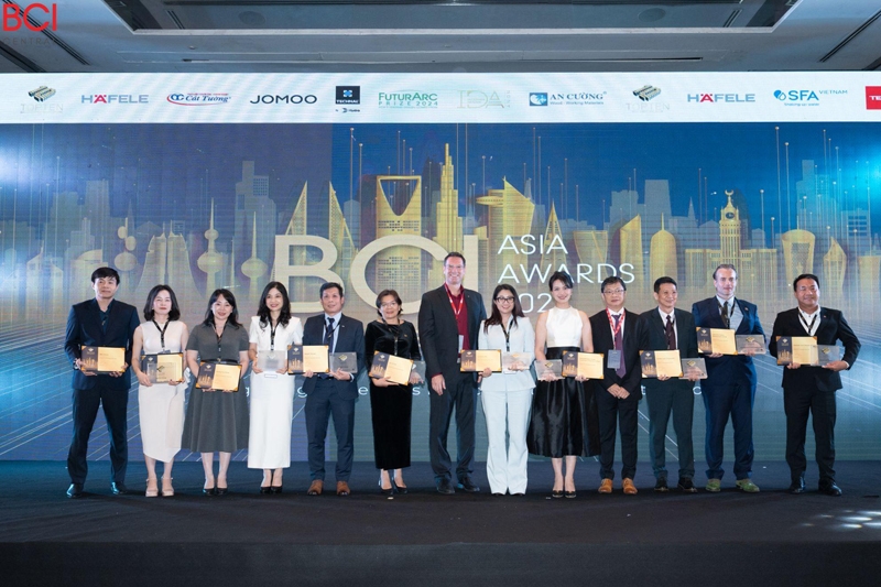 BCI Central vinh danh Top 10 Công ty kiến trúc, chủ đầu tư và nhà thầu hàng đầu Việt Nam năm 2024