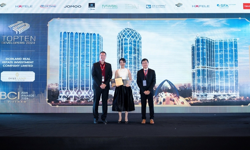 DOJILAND đạt Top 10 Nhà phát triển bất động sản hàng đầu Việt Nam