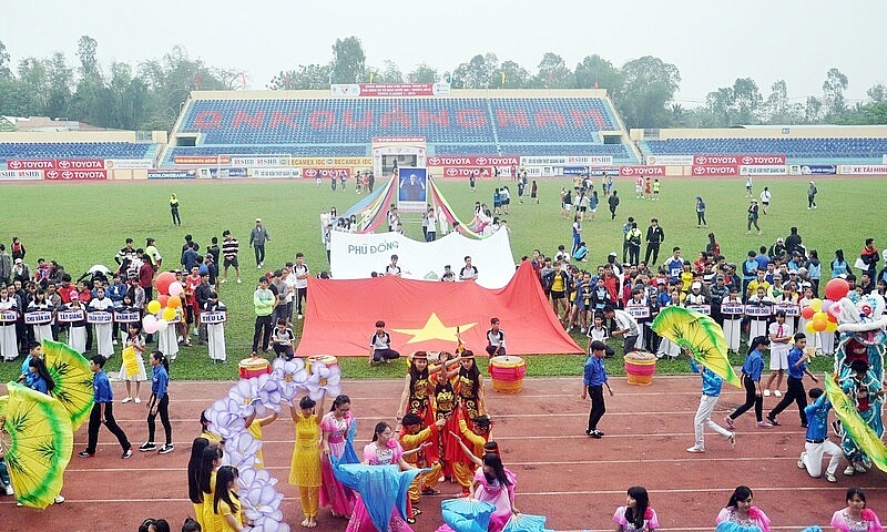 Quảng Nam: Hơn 2.000 vận động viên tham gia Hội khỏe Phù Đổng khu vực III