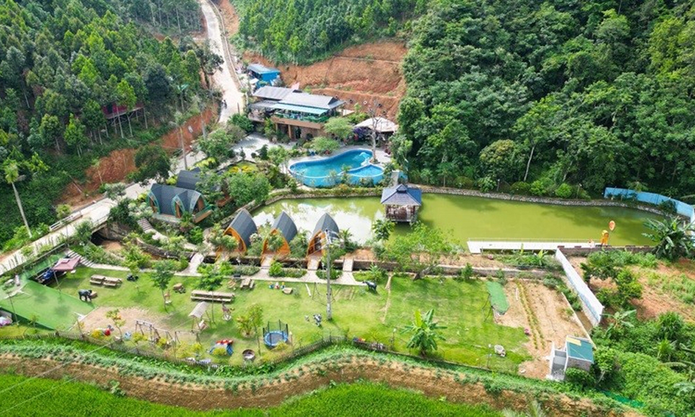 Bảo Thắng (Lào Cai): Tự ý chuyển đổi đất rừng sản xuất để xây dựng “homestay nghỉ dưỡng”