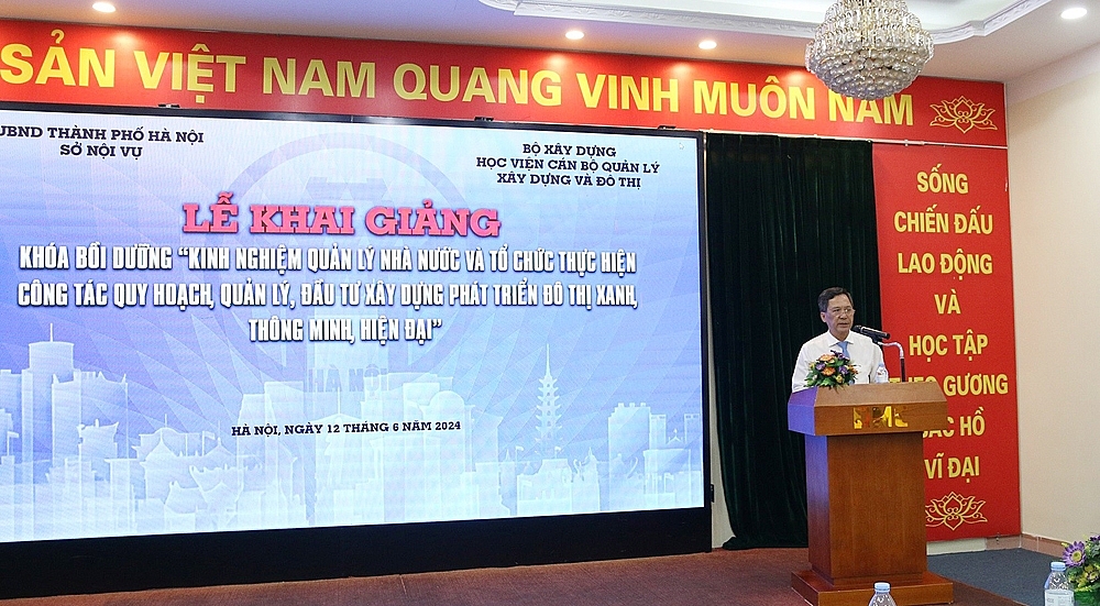 Hà Nội: Tiếp tục bồi dưỡng cán bộ trong các lĩnh vực quản lý Nhà nước của ngành Xây dựng