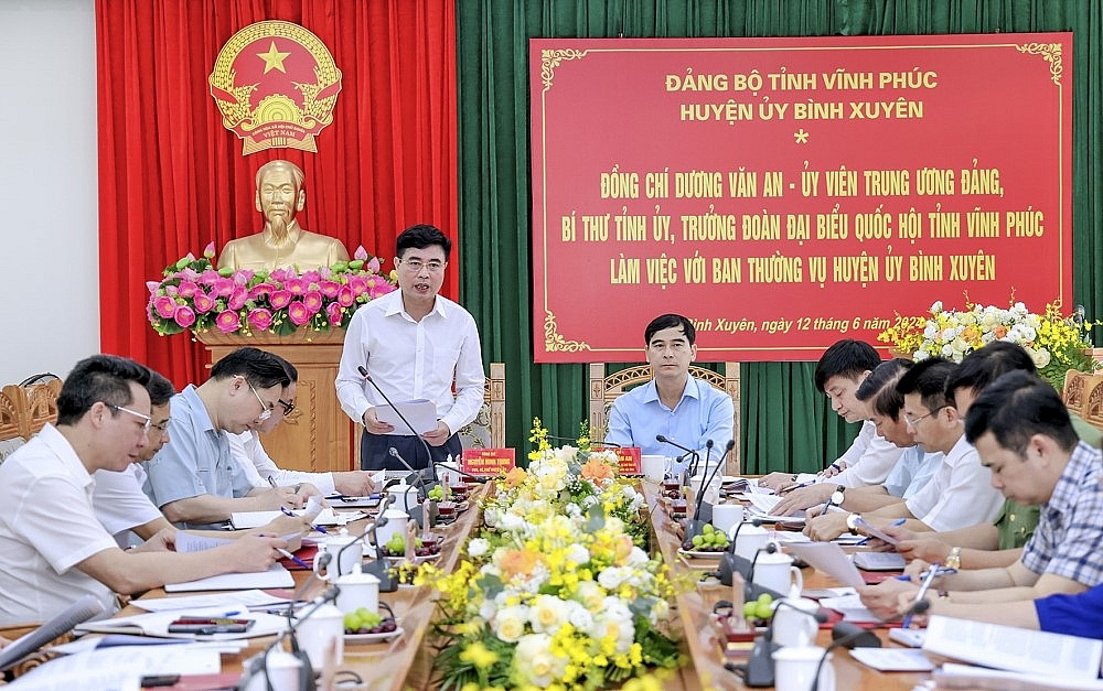 Vĩnh Phúc: Xây dựng huyện Bình Xuyên sớm trở thành thị xã