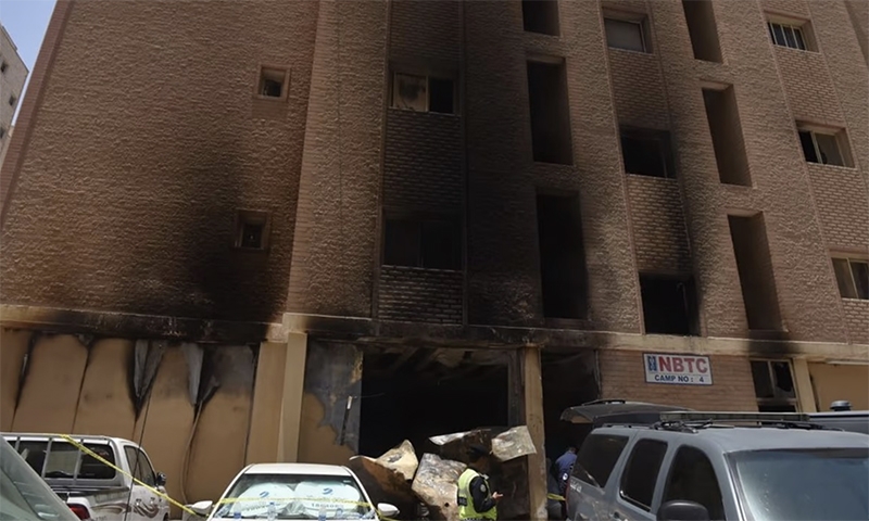 Vụ cháy nhà cao tầng tại Kuwait: Số người thiệt mạng tăng lên hơn 40